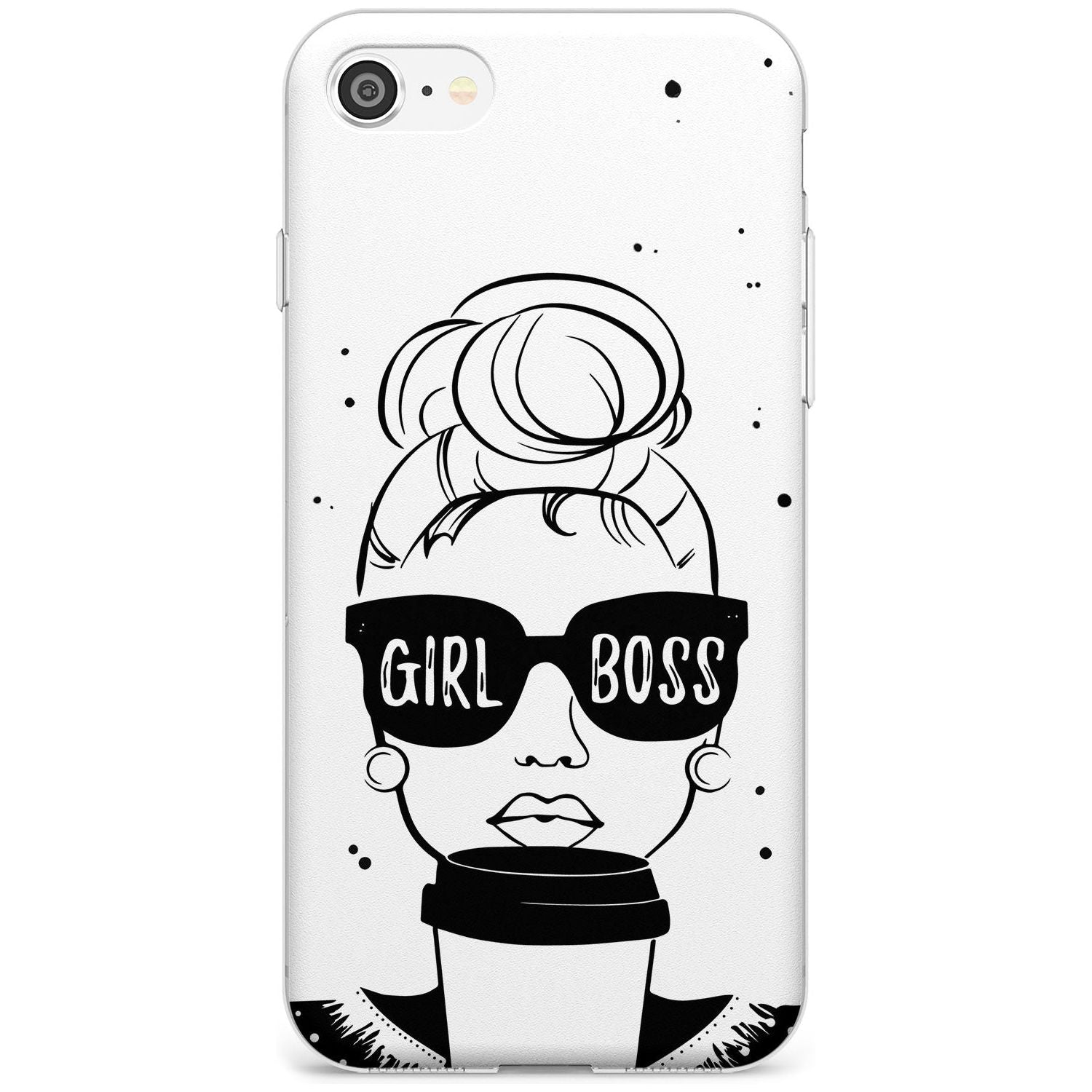 Girl Boss Slim TPU Phone Case for iPhone SE 8 7 Plus
