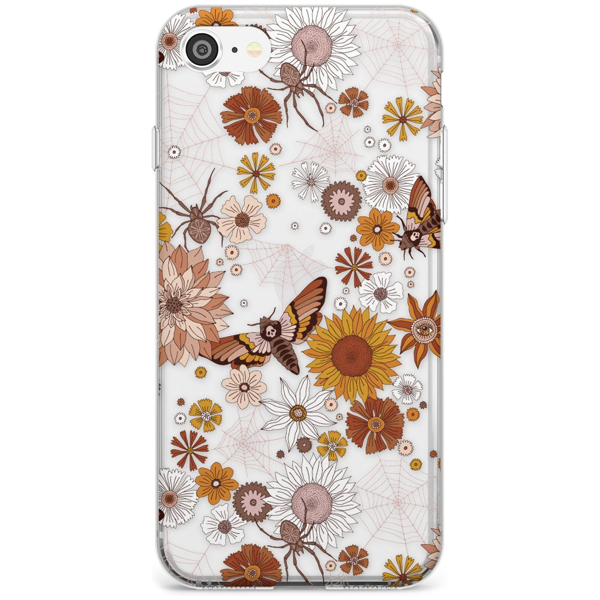 Halloween Wildlife Phone Case iPhone 7/8 / Clear Case,iPhone SE / Clear Case Blanc Space