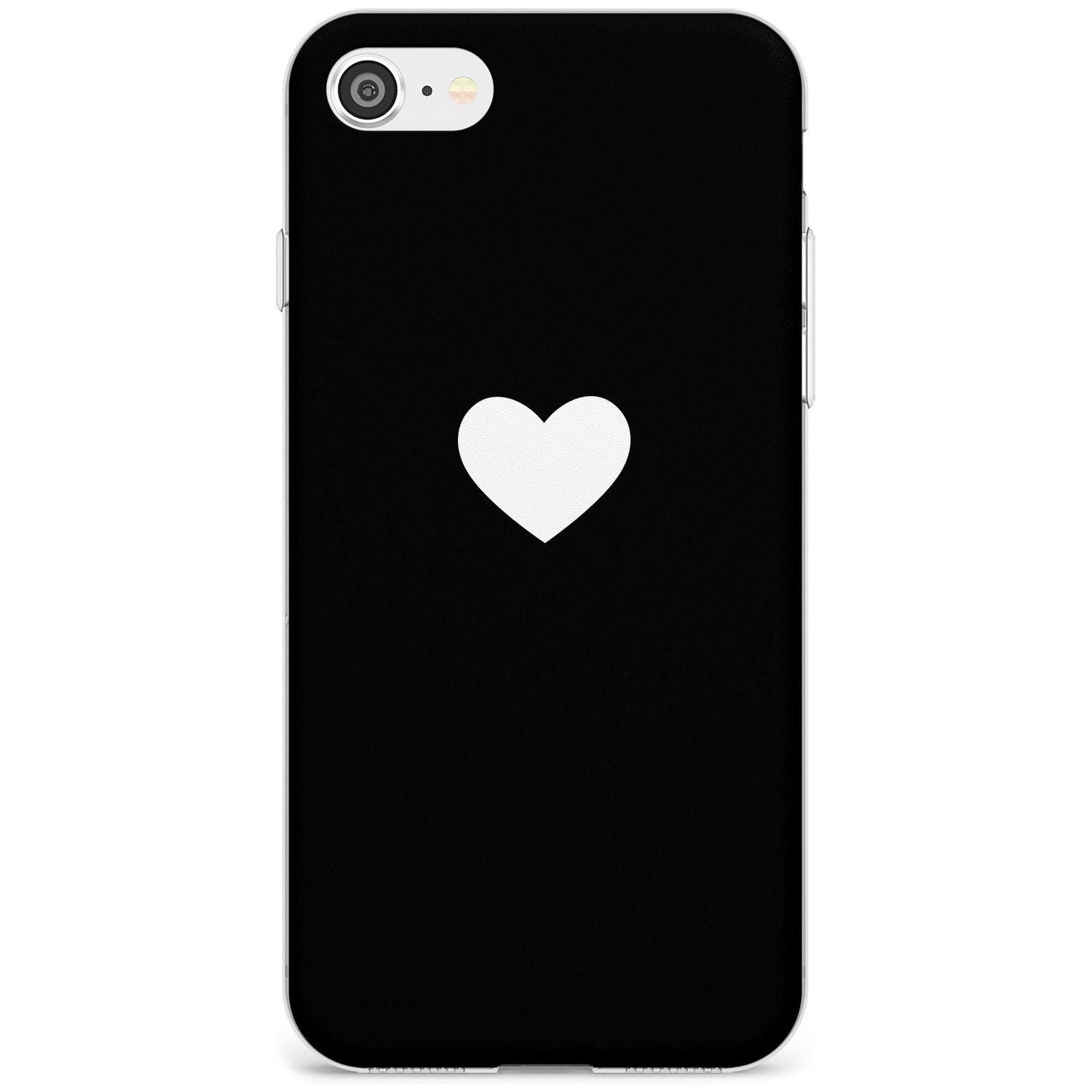 Single Heart Design: White &