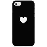 Single Heart Design: White &