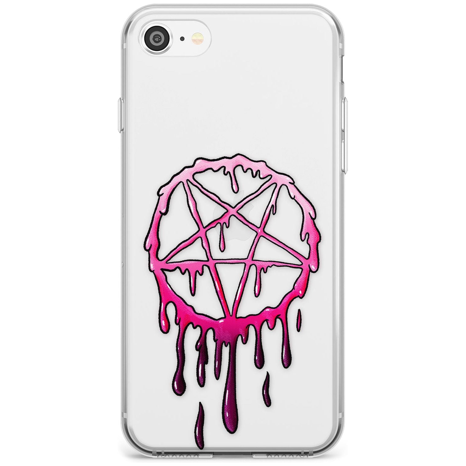 Pentagram of Blood Slim TPU Phone Case for iPhone SE 8 7 Plus