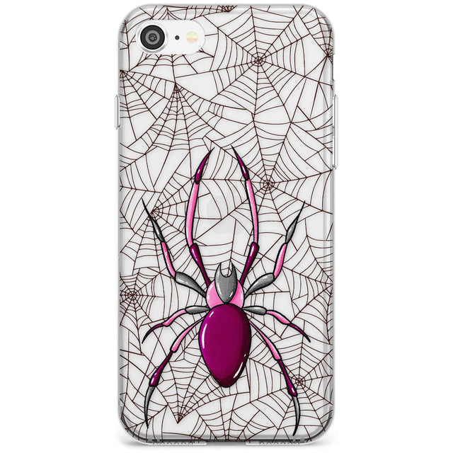 Arachnophobia Phone Case iPhone SE / Clear Case,iPhone 7/8 / Clear Case Blanc Space