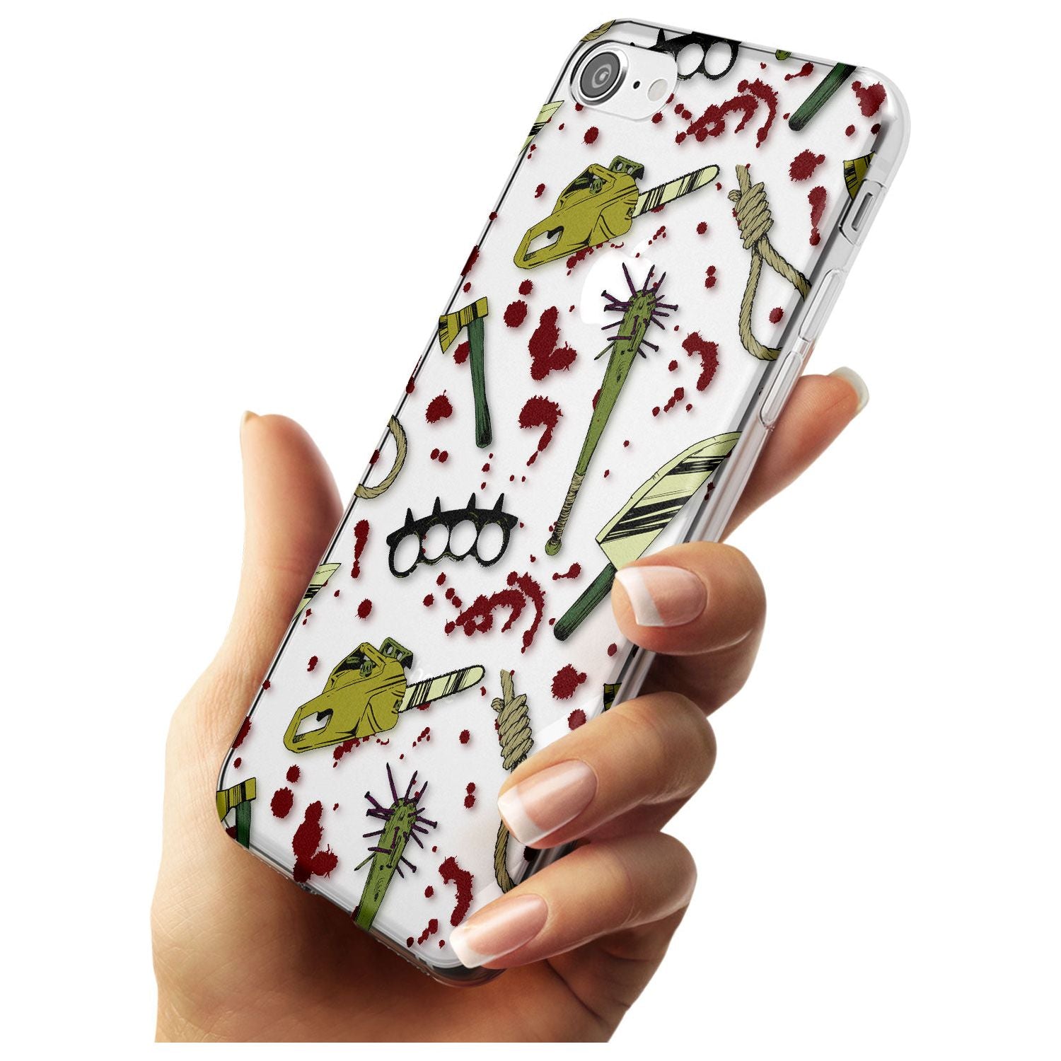 Movie Massacre Slim TPU Phone Case for iPhone SE 8 7 Plus