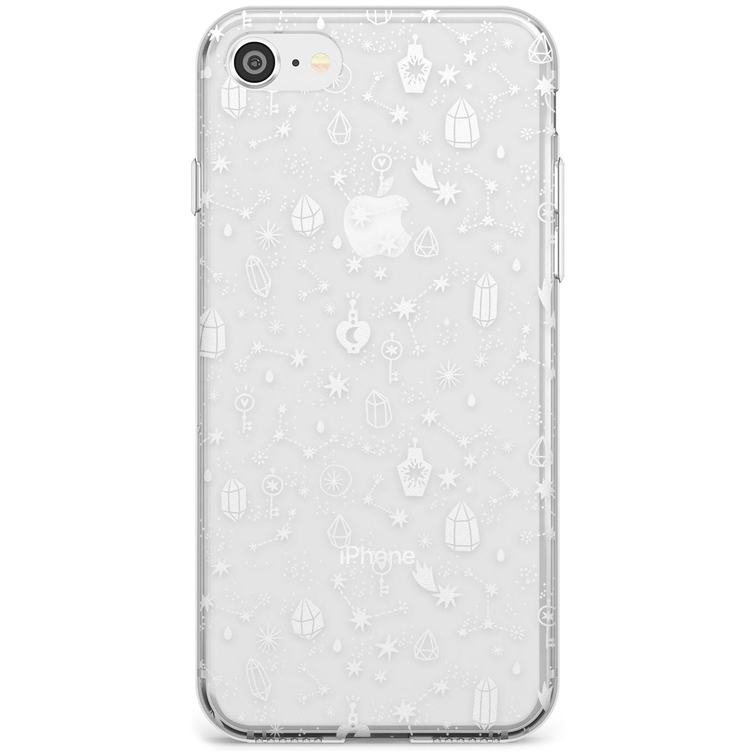 White Magic Slim TPU Phone Case for iPhone SE 8 7 Plus