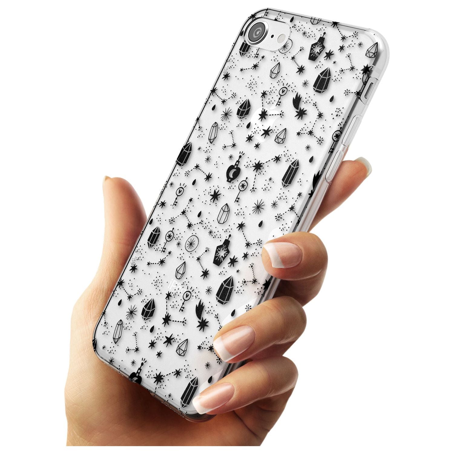 Black Magic Slim TPU Phone Case for iPhone SE 8 7 Plus