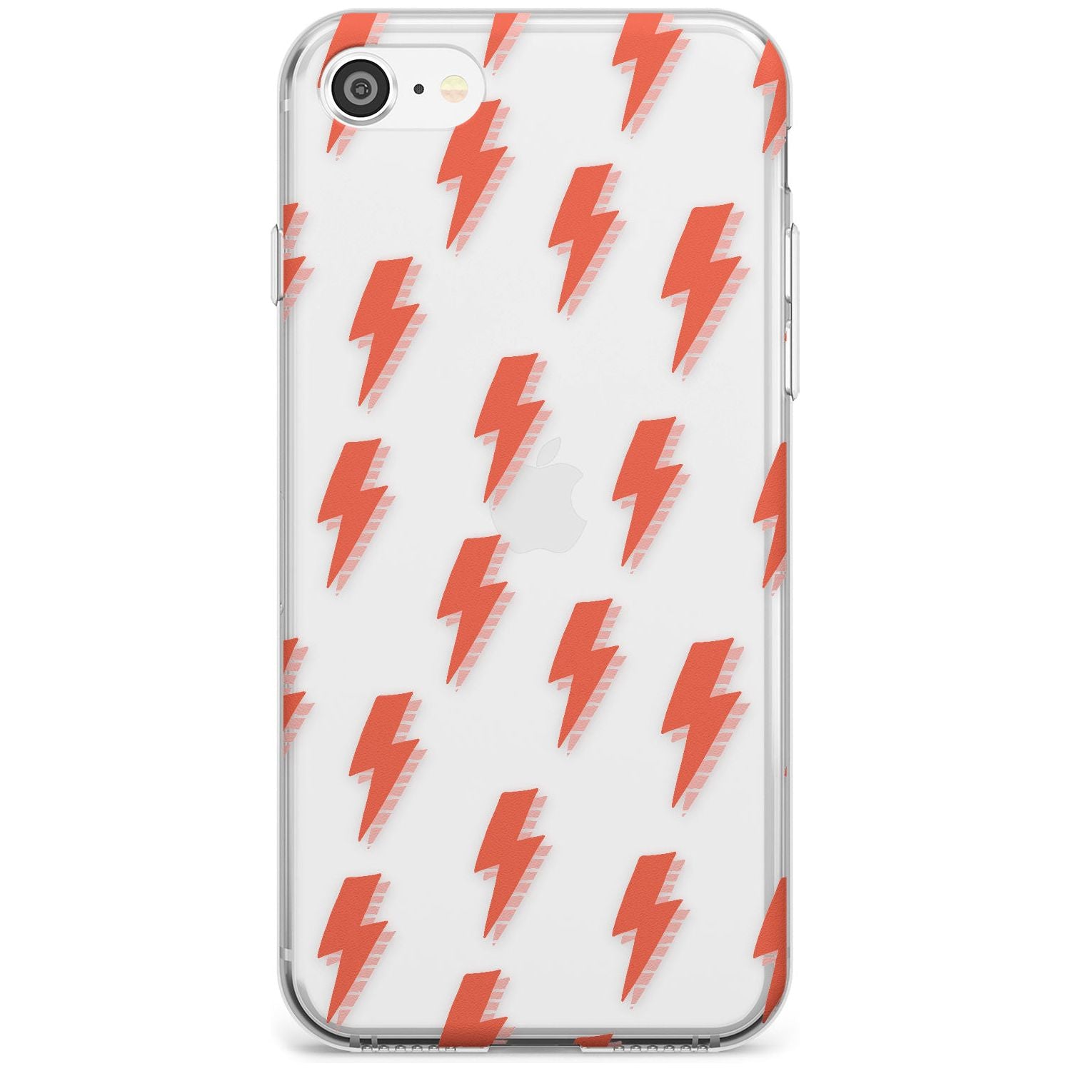 Pop Lightning Black Impact Phone Case for iPhone SE 8 7 Plus