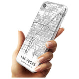 Map of Las Vegas, Nevada Slim TPU Phone Case for iPhone SE 8 7 Plus