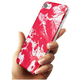 Red & White - Marbled Paper iPhone Case   Phone Case - Case Warehouse