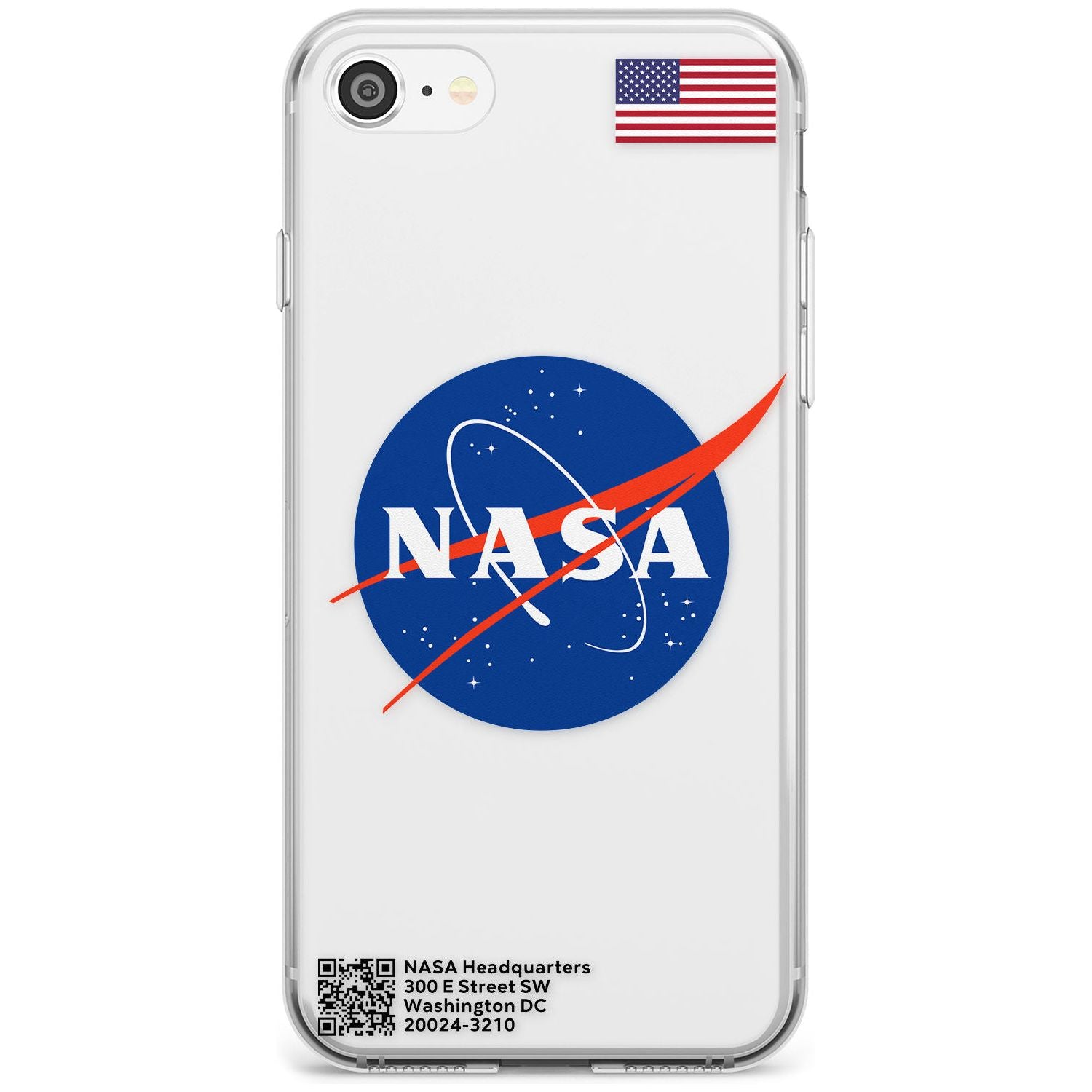 NASA Meatball Slim TPU Phone Case for iPhone SE 8 7 Plus