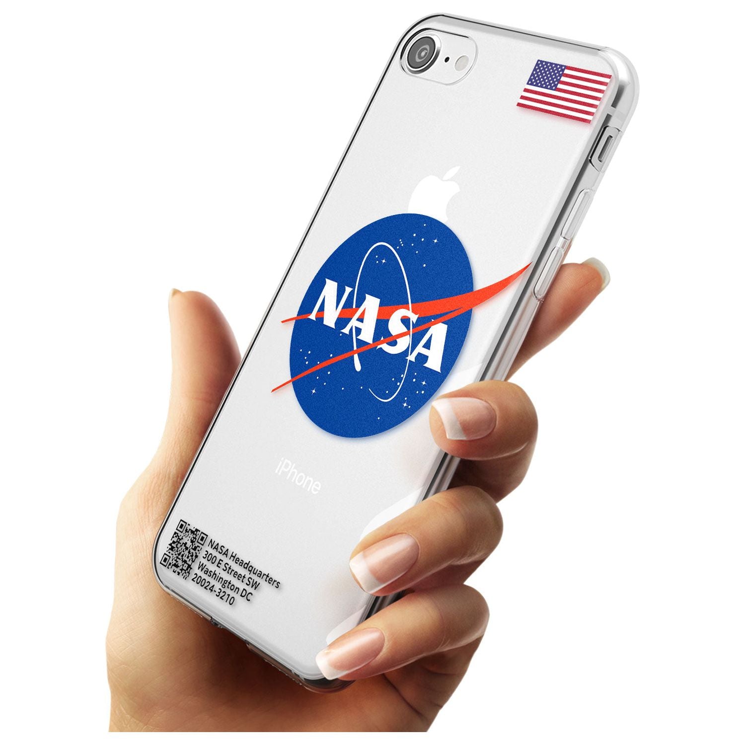 NASA Meatball Slim TPU Phone Case for iPhone SE 8 7 Plus
