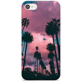 Palm Tree Sunset Photograph Slim TPU Phone Case for iPhone SE 8 7 Plus