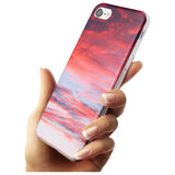 Pink Cloudy Sunset Photograph Slim TPU Phone Case for iPhone SE 8 7 Plus