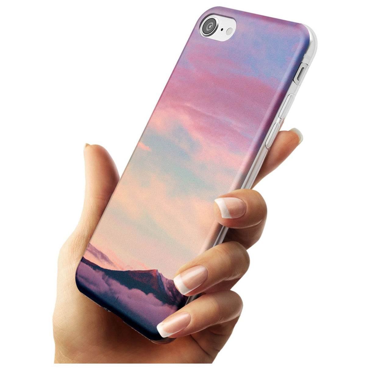 Cloudy Sunset Photograph Slim TPU Phone Case for iPhone SE 8 7 Plus