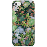 Colourful Succulents Photograph Slim TPU Phone Case for iPhone SE 8 7 Plus