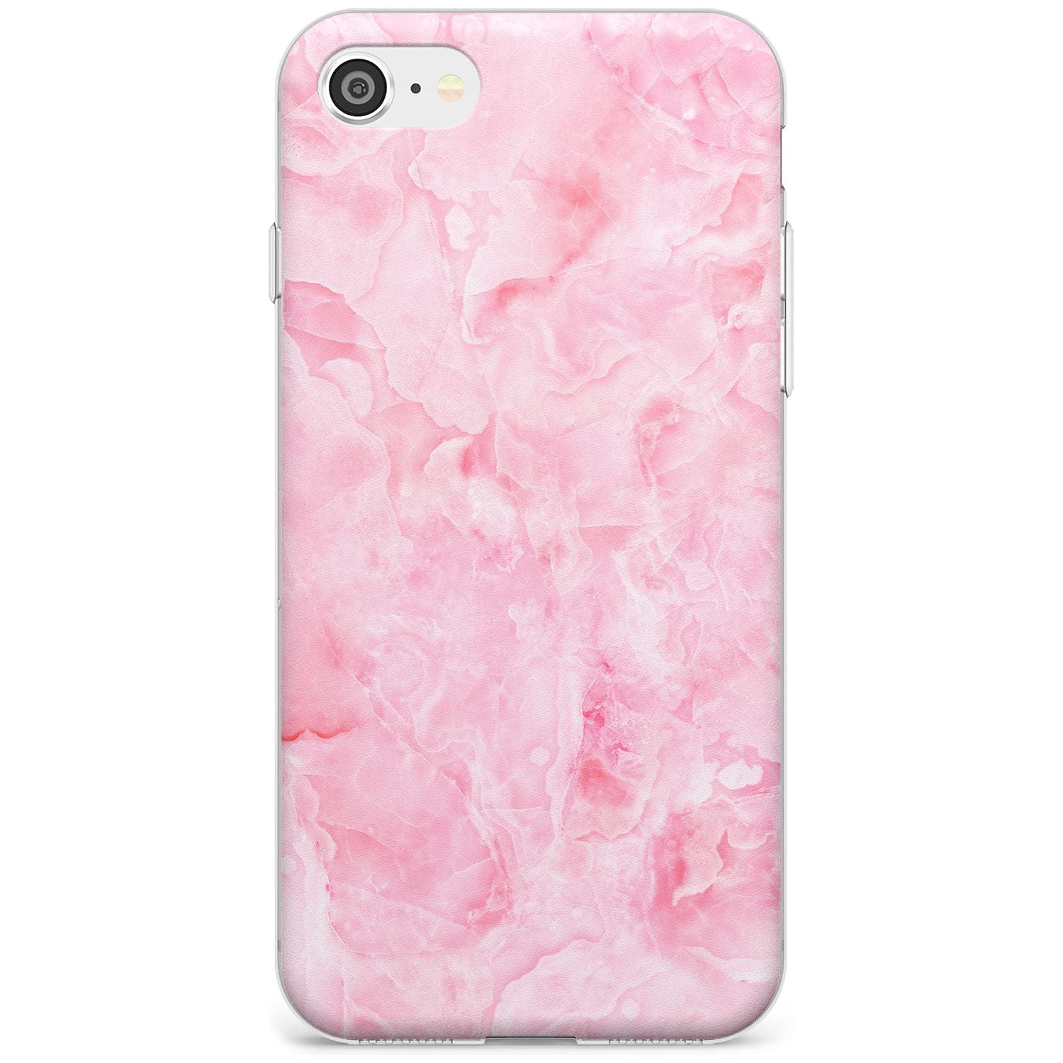 Bright Pink Onyx Marble Texture iPhone Case  Slim Case Phone Case - Case Warehouse