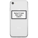 'Sorry if it looks like I care' iPhone Case  Slim Case Phone Case - Case Warehouse