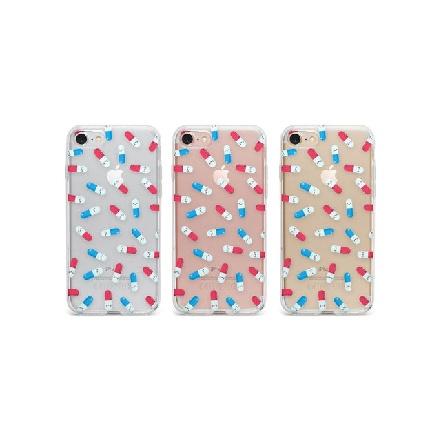 Kawaii Pill Pattern Phone Case for iPhone SE