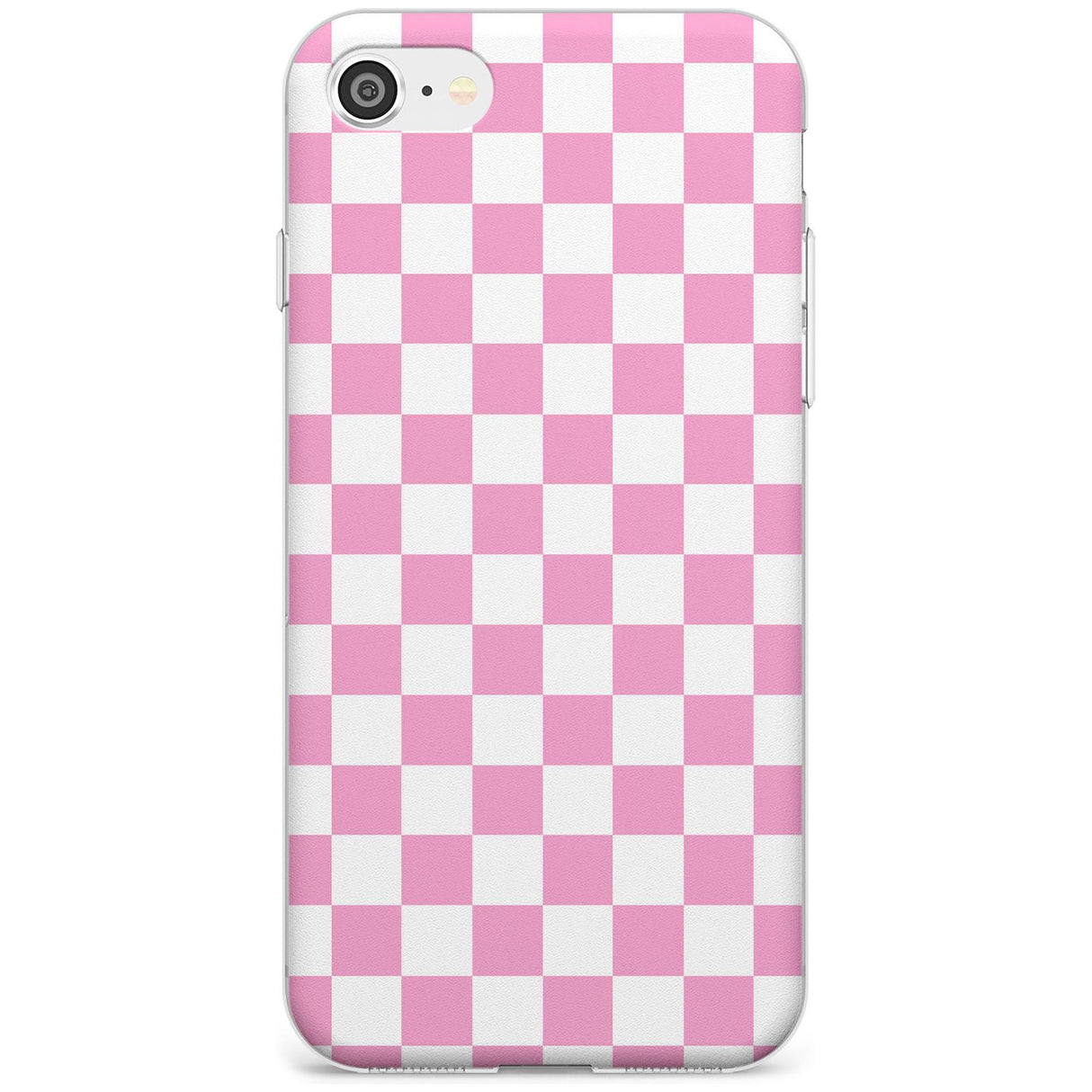 Pink Checkered iPhone Case  Slim Case Phone Case - Case Warehouse