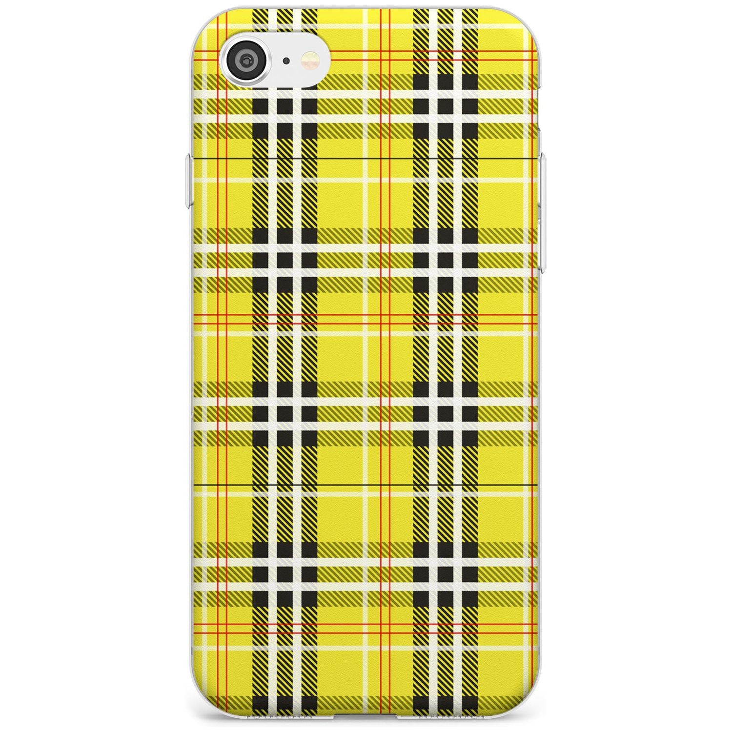 Yellow Plaid iPhone Case  Slim Case Phone Case - Case Warehouse