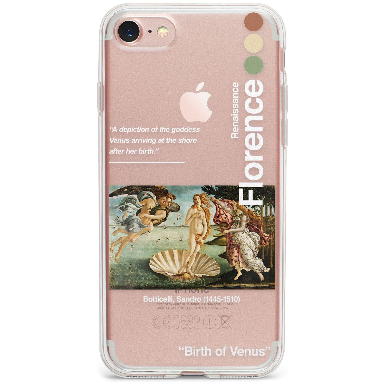 Birth of Venus Phone Case for iPhone SE