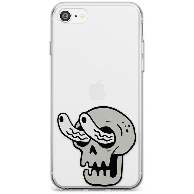 Skull Eyes Slim TPU Phone Case for iPhone SE 8 7 Plus