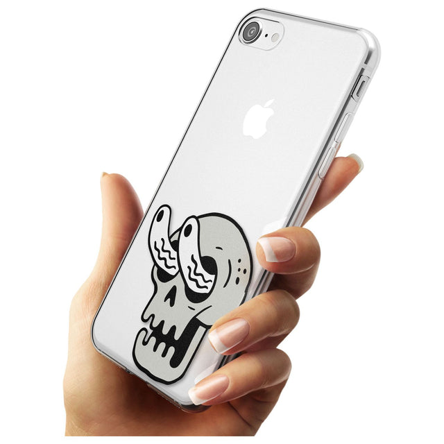 Skull Eyes Slim TPU Phone Case for iPhone SE 8 7 Plus