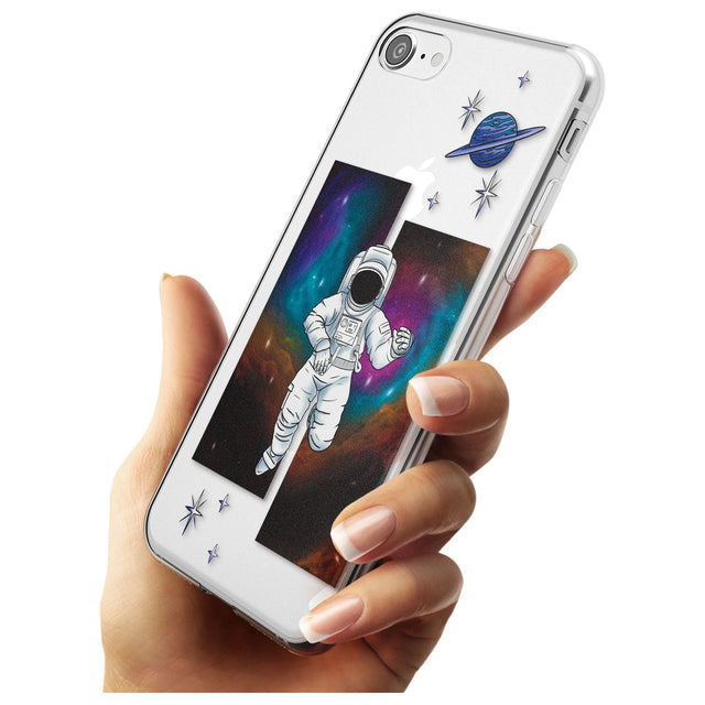 ESCAPE THE NEBULA Black Impact Phone Case for iPhone SE 8 7 Plus