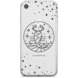 Scorpio Emblem - Transparent Design Slim TPU Phone Case for iPhone SE 8 7 Plus