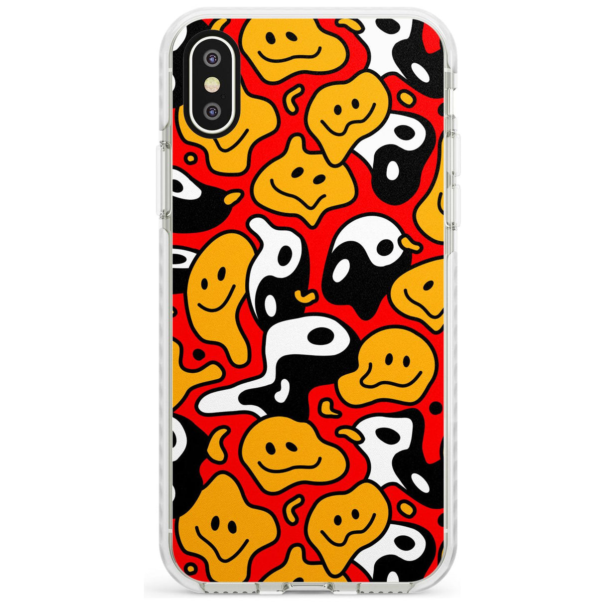 Yin Yang Acid Face Impact Phone Case for iPhone X XS Max XR