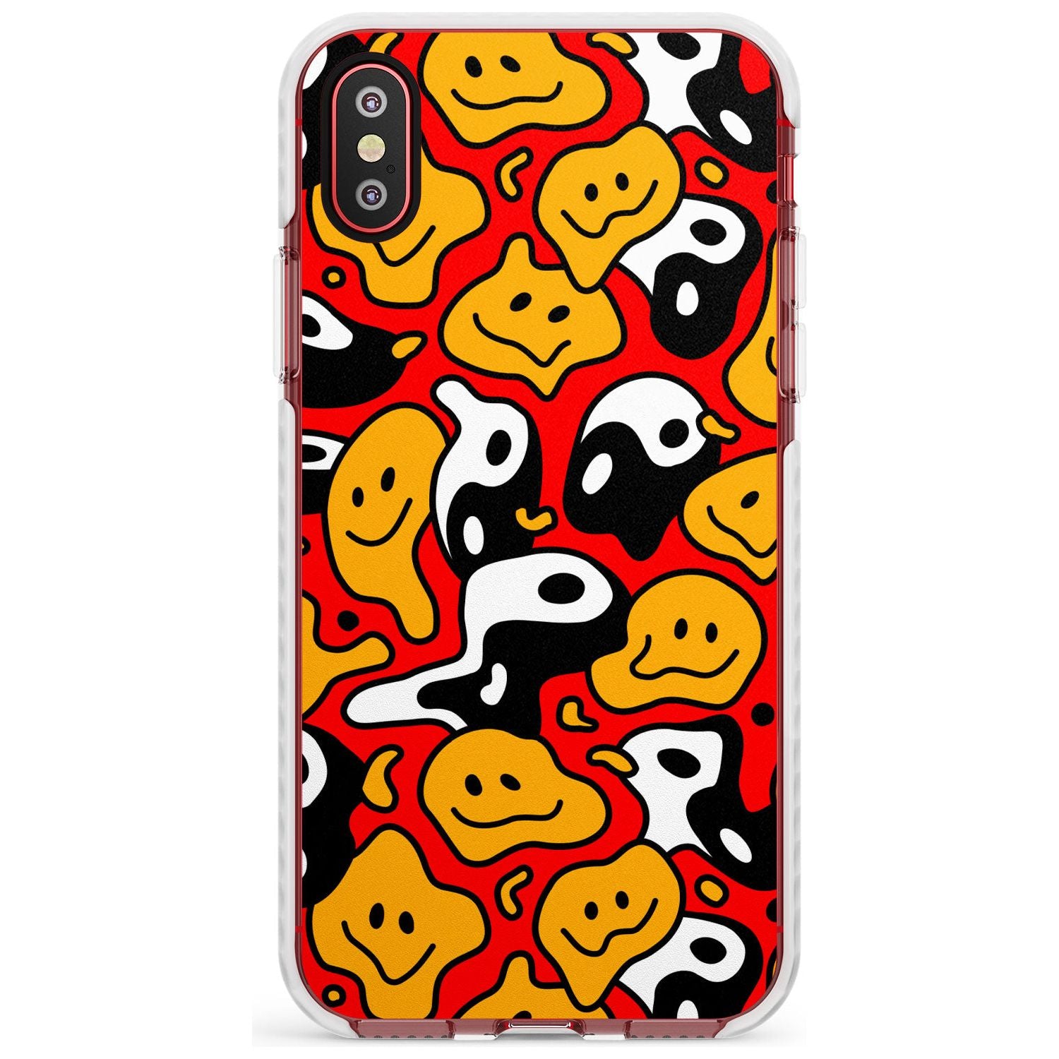 Yin Yang Acid Face Impact Phone Case for iPhone X XS Max XR