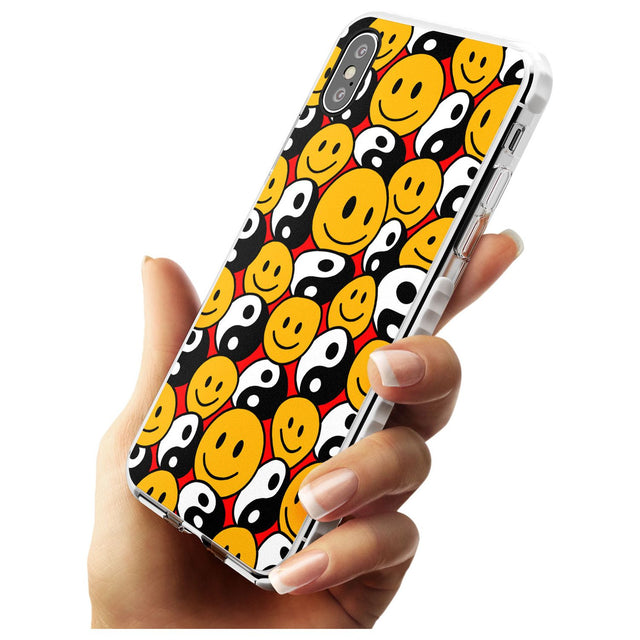 Yin Yang & Faces Impact Phone Case for iPhone X XS Max XR
