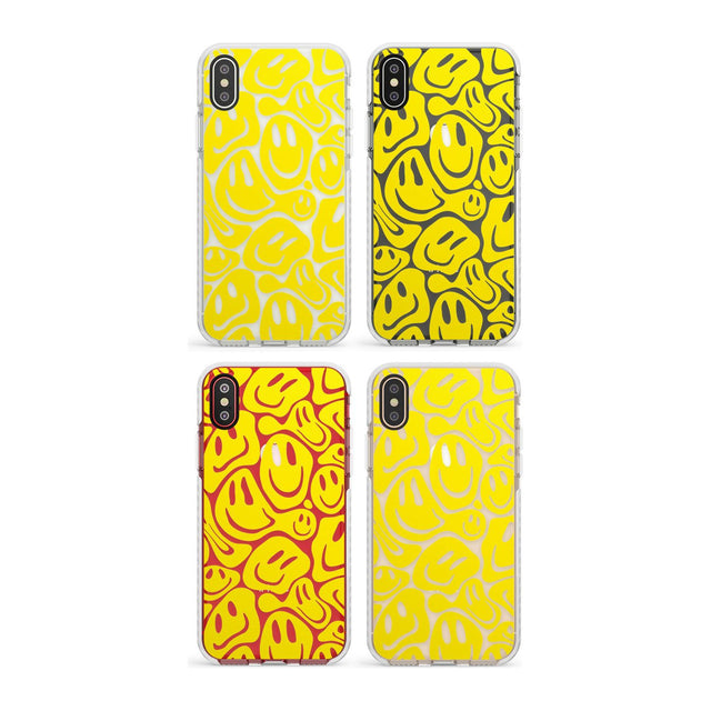 Blue Acid Faces Phone Case for iPhone X XS Max XR