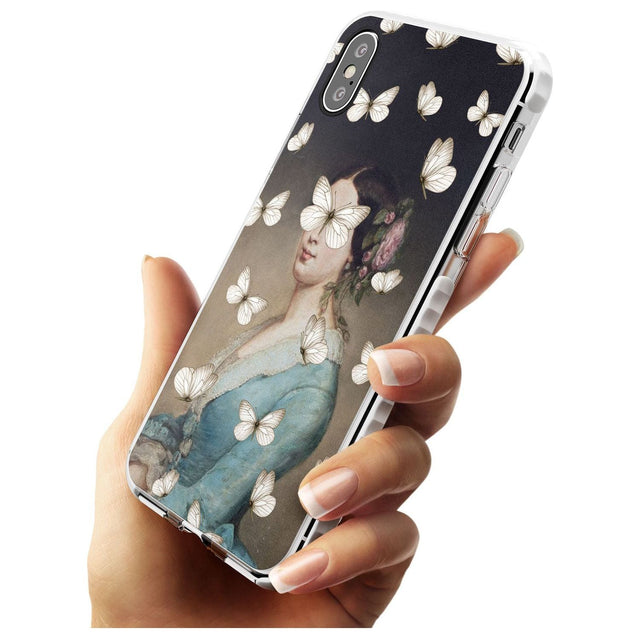 BUTTERFLY BEAUTY Slim TPU Phone Blanc Space X XS Max XR