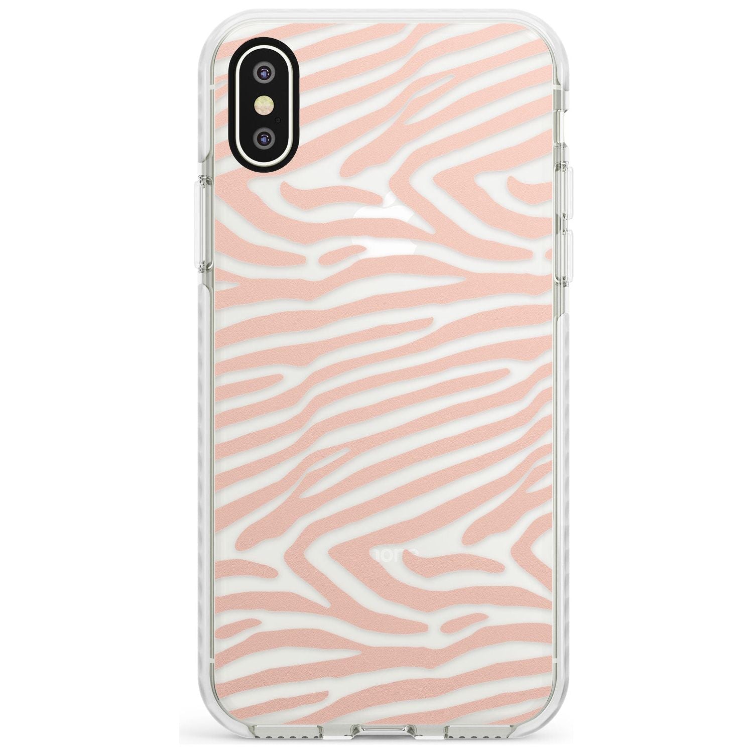 Horizontal Zebra Stripes Transparent Animal Print