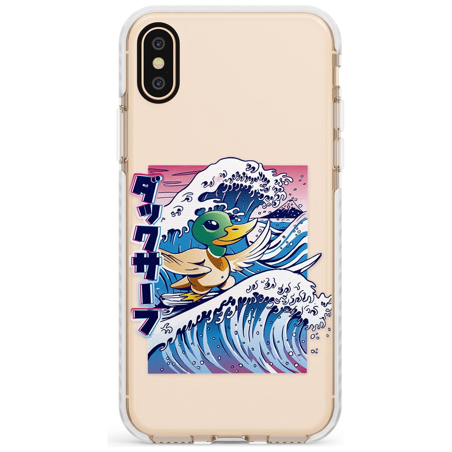 Duck Surf Impact Phone Case for iPhone X XS Max XR