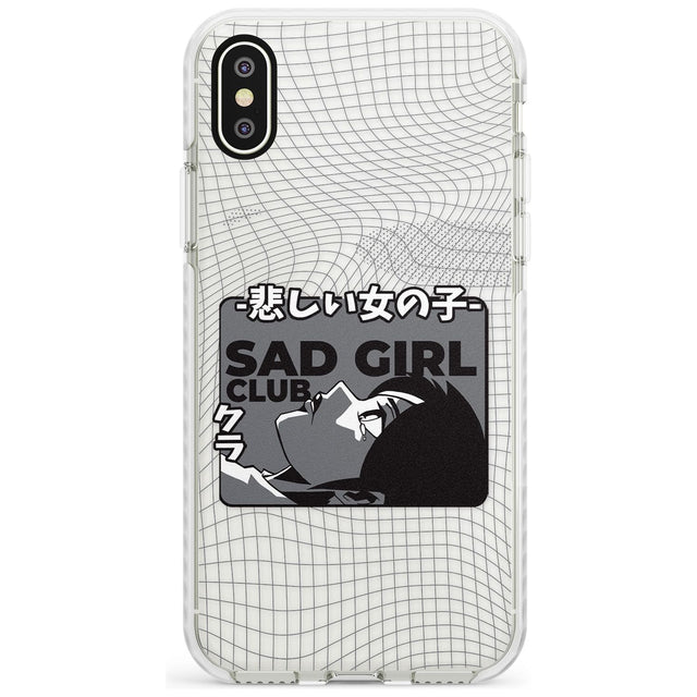 Sad Girl Club Impact Phone Case for iPhone X XS Max XR