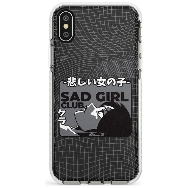 Sad Girl Club Impact Phone Case for iPhone X XS Max XR