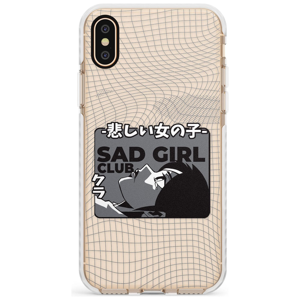 Sad Girl Club Impact Phone Case for iPhone X XS Max XR