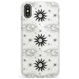 Suns & Clouds Vintage Astrological Impact Phone Case for iPhone X XS Max XR