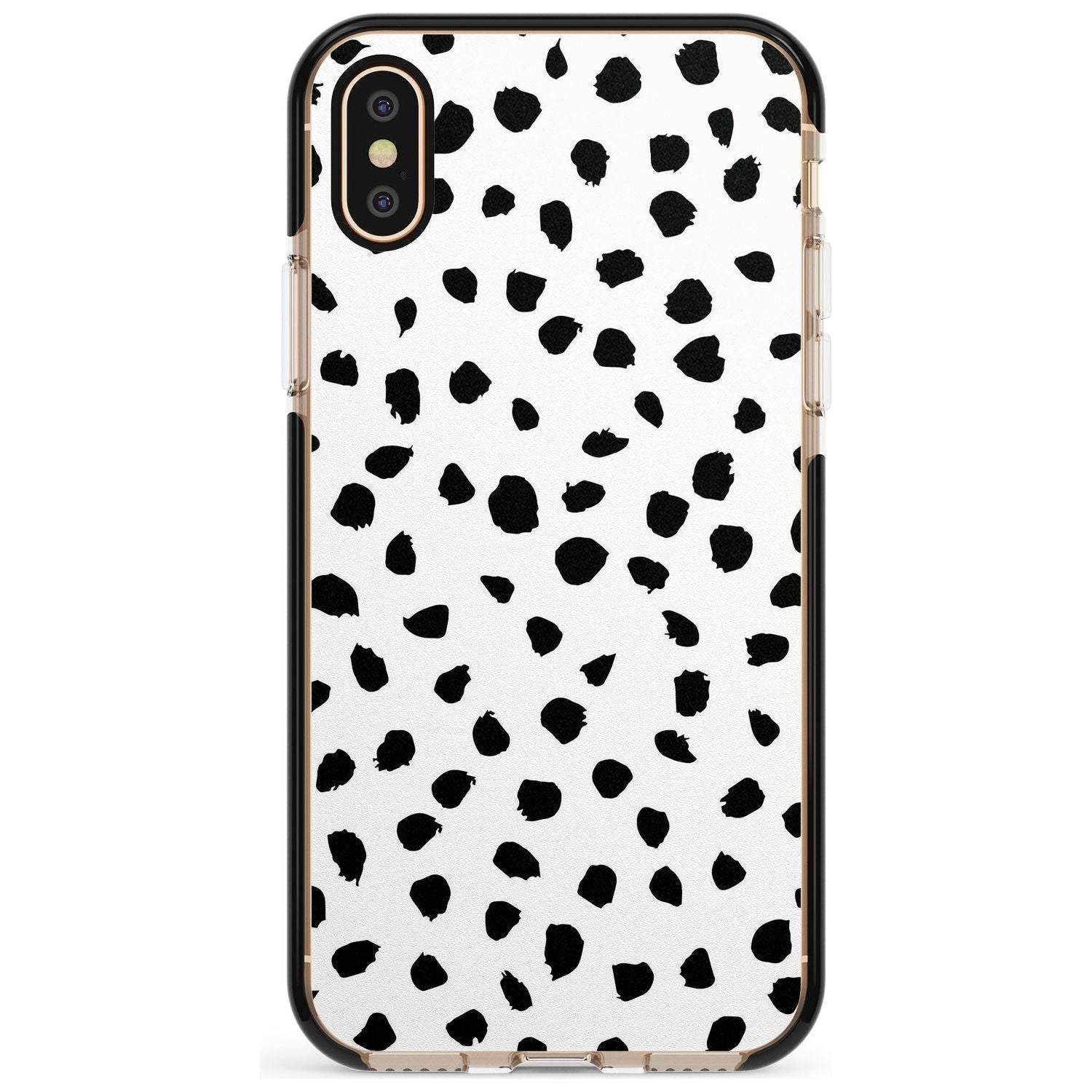 Dalmatian Print Pink Fade Impact Phone Case for iPhone X XS Max XR