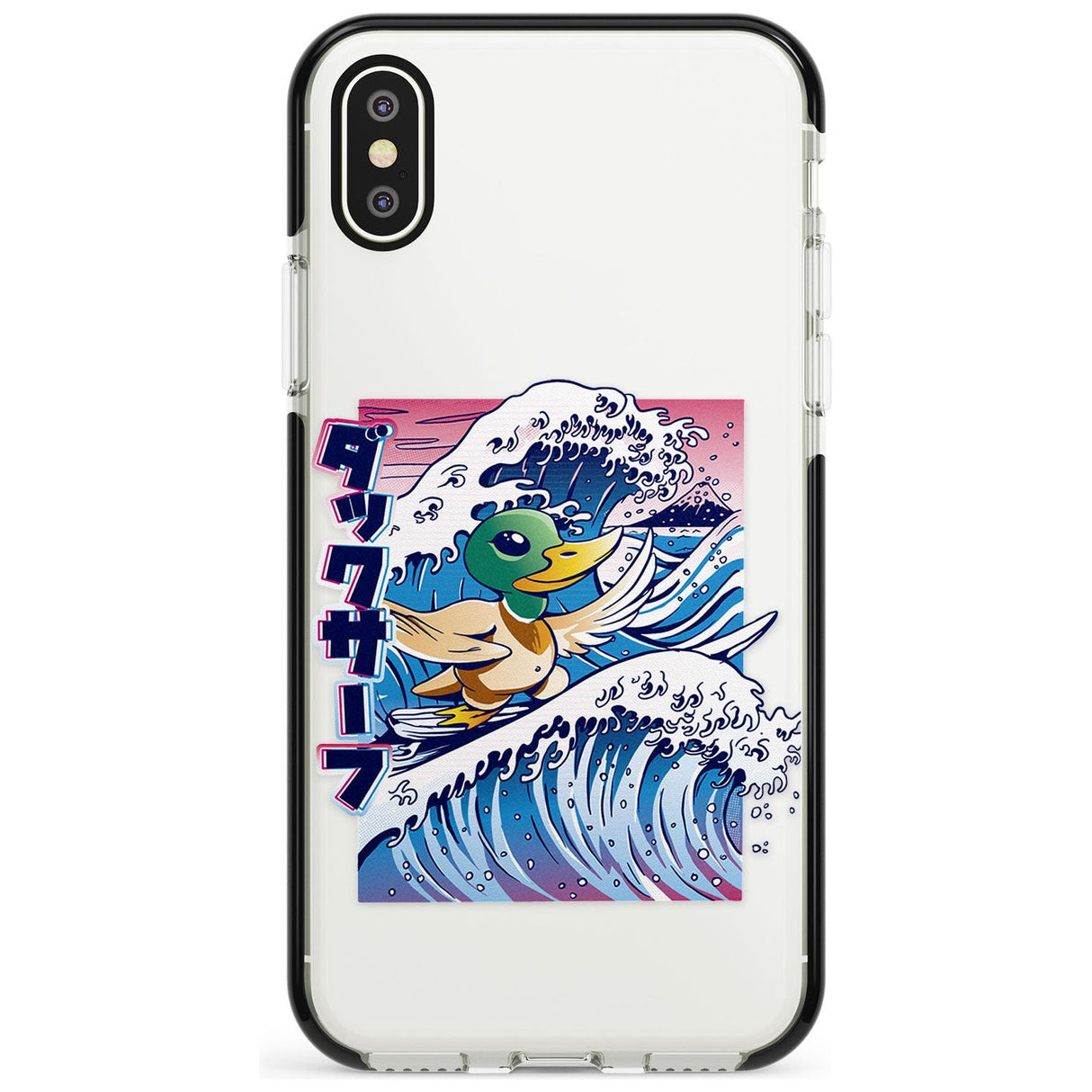 Duck Surf Black Impact Phone Case for iPhone X XS Max XR