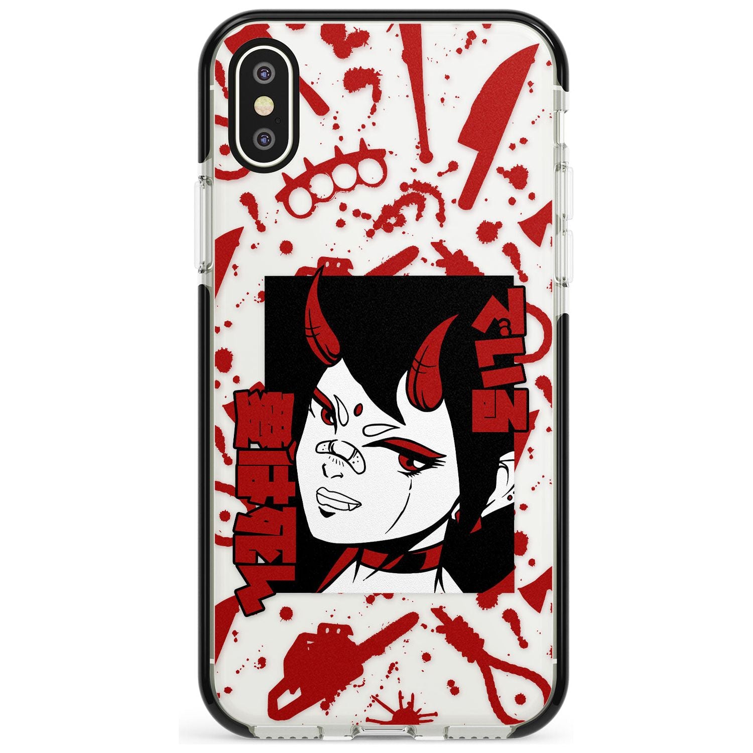 She's a Devil Black Impact Phone Case for iPhone X XS Max XR