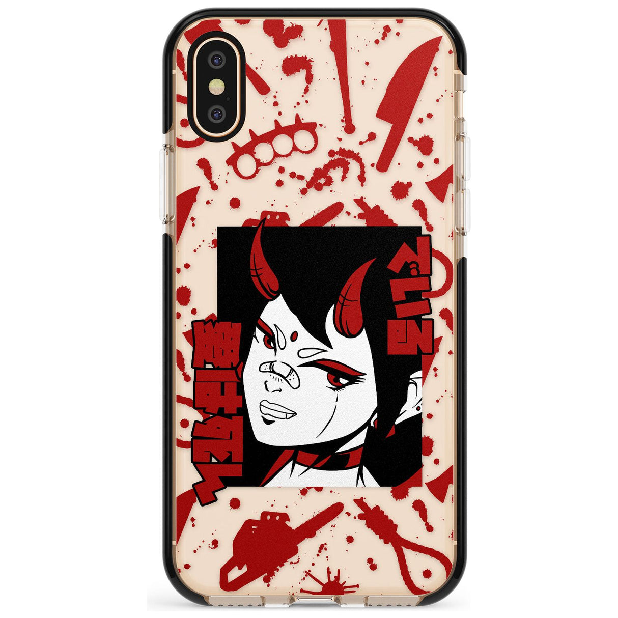 She's a Devil Black Impact Phone Case for iPhone X XS Max XR