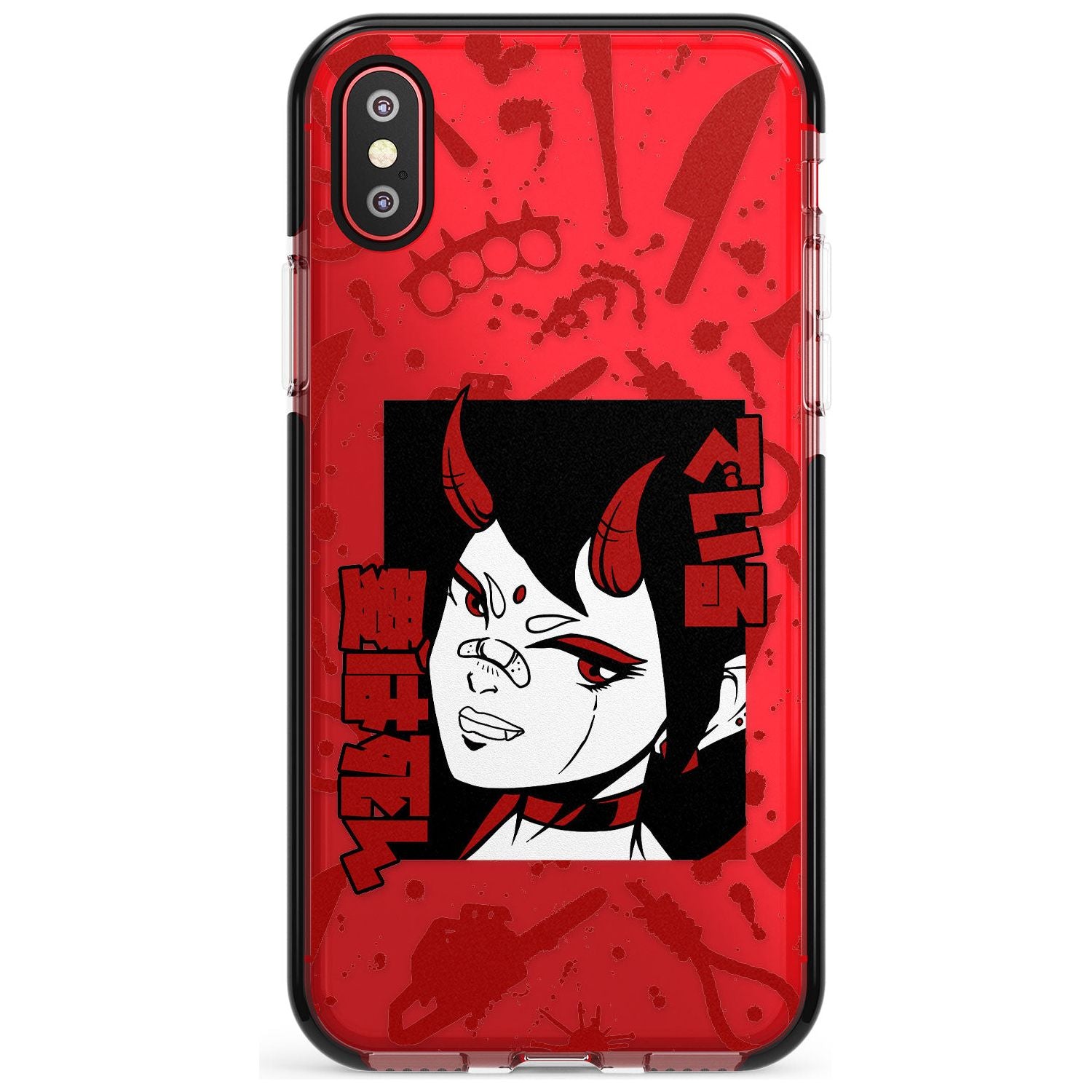 She's a Devil Black Impact Phone Case for iPhone X XS Max XR