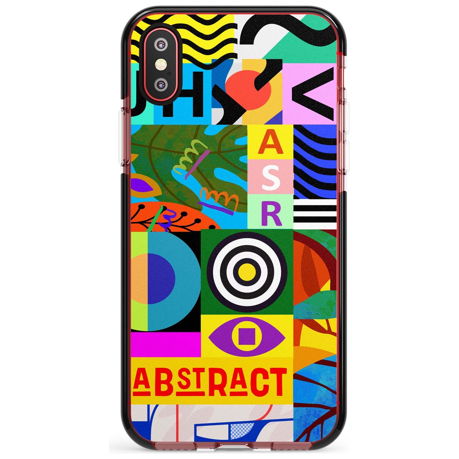 Patchwork Pink Fade Impact Phone Case for iPhone X XS Max XR