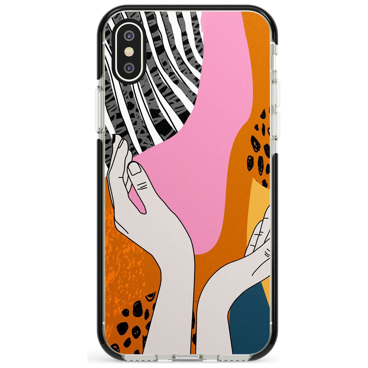 Catching Feels Pink Fade Impact Phone Case for iPhone X XS Max XR