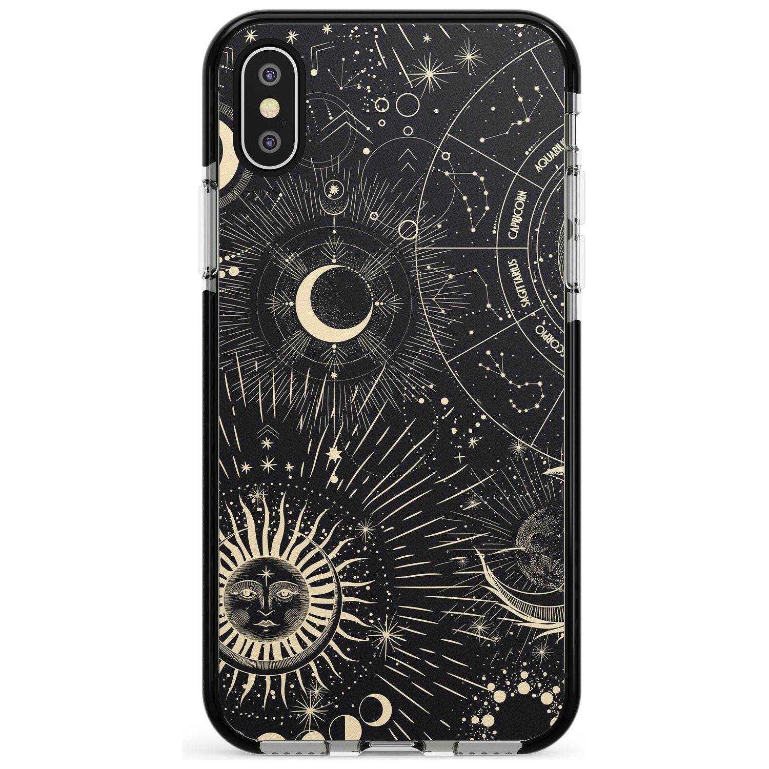 Sun & Symbols Pink Fade Impact Phone Case for iPhone X XS Max XR