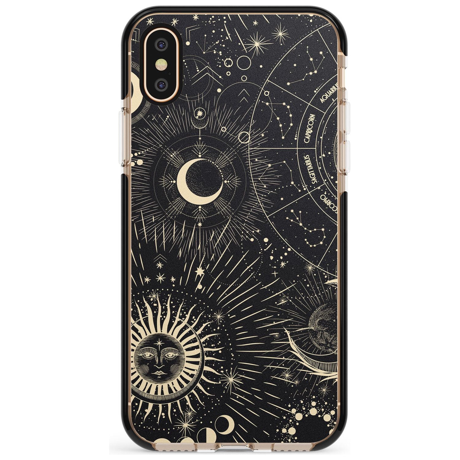 Sun & Symbols Pink Fade Impact Phone Case for iPhone X XS Max XR