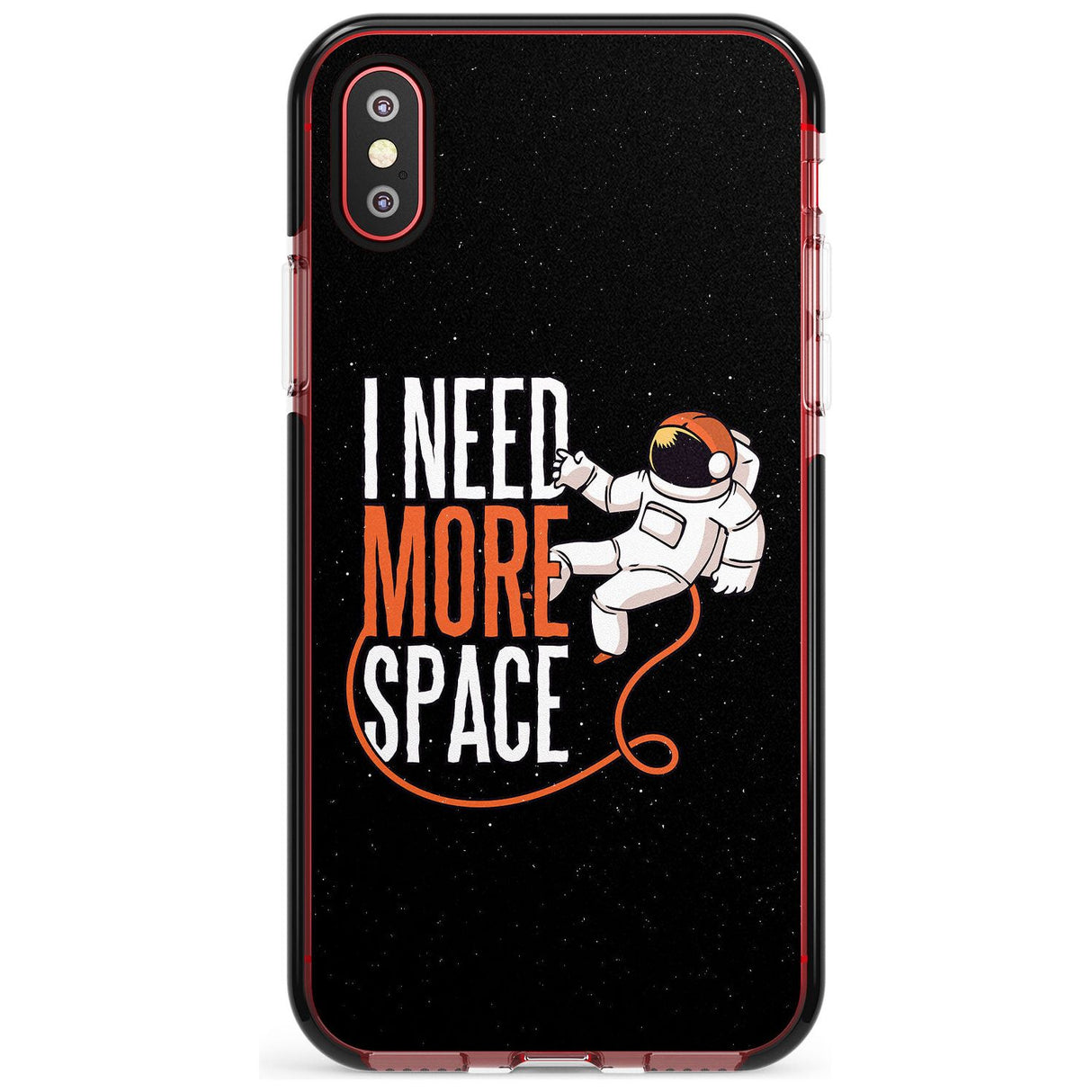 I Need More Space Pink Fade Impact Phone Case for iPhone X XS Max XR