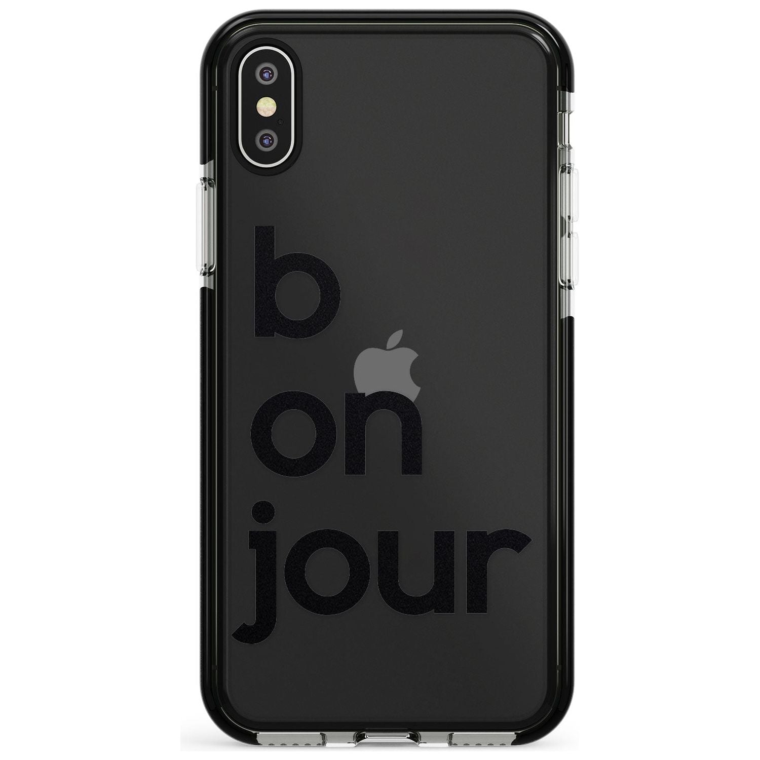 Bonjour Pink Fade Impact Phone Case for iPhone X XS Max XR